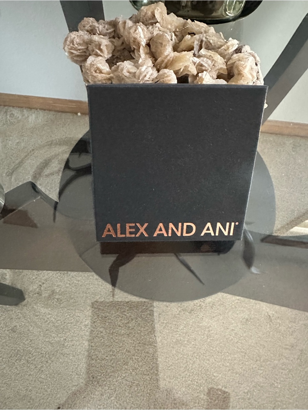Alex and Ani Gold Mom Engraved Charm Bangle - Picture 3 of 3